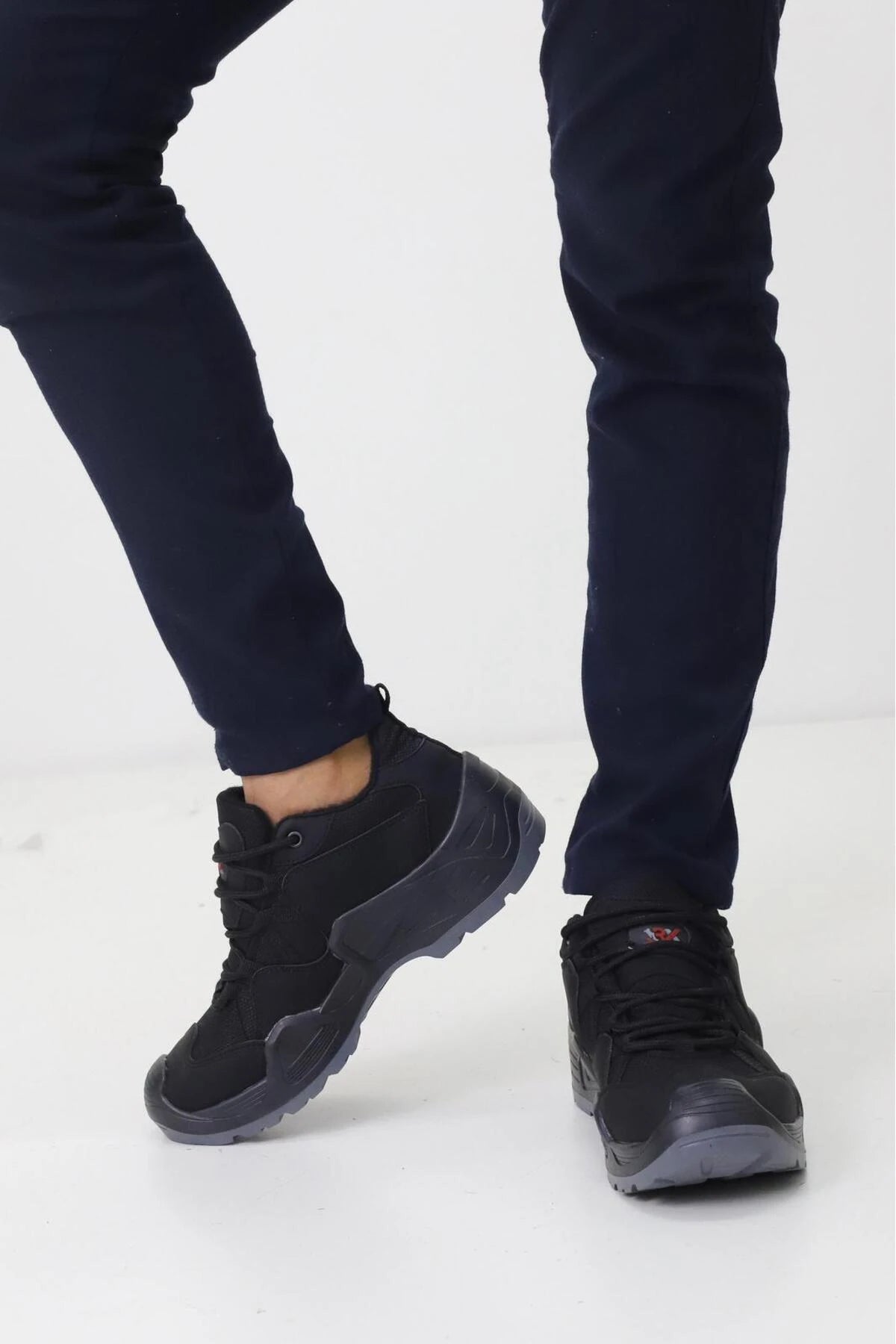 Çöl Çizgili Unisex Su Geçirmez Kauçuk Taban Trekking Bot waterprof