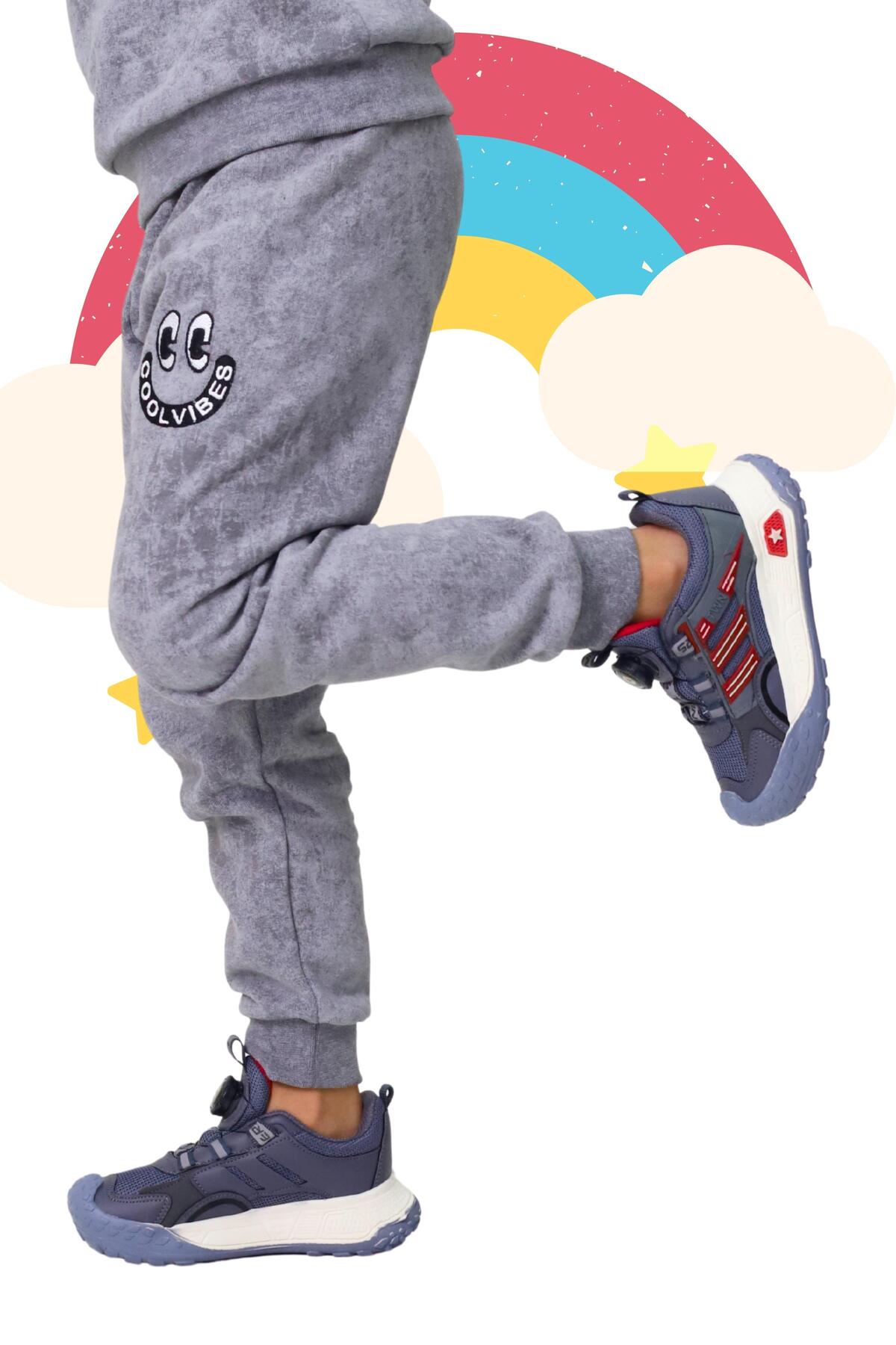 Çocuk Sneaker | Bağcık Derdi Yok | Hafif ve Rahat Mekanizmalı Ayakkabı