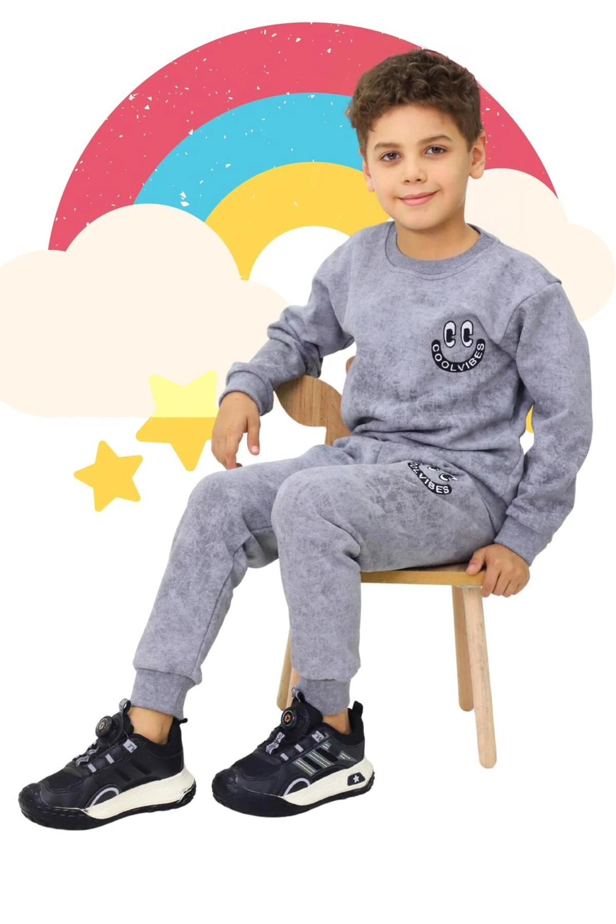 Çocuk Sneaker | Bağcık Derdi Yok | Hafif ve Rahat Mekanizmalı Ayakkabı
