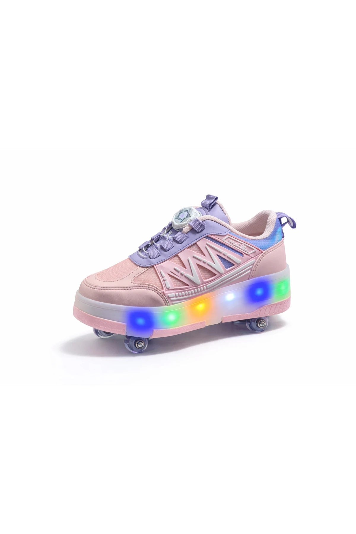 Garantili Çocuk Patenli Ayakkabı Işıklı 4 Teker Kaykay Sneaker Ayakkabı SAAT HEDİYELİ