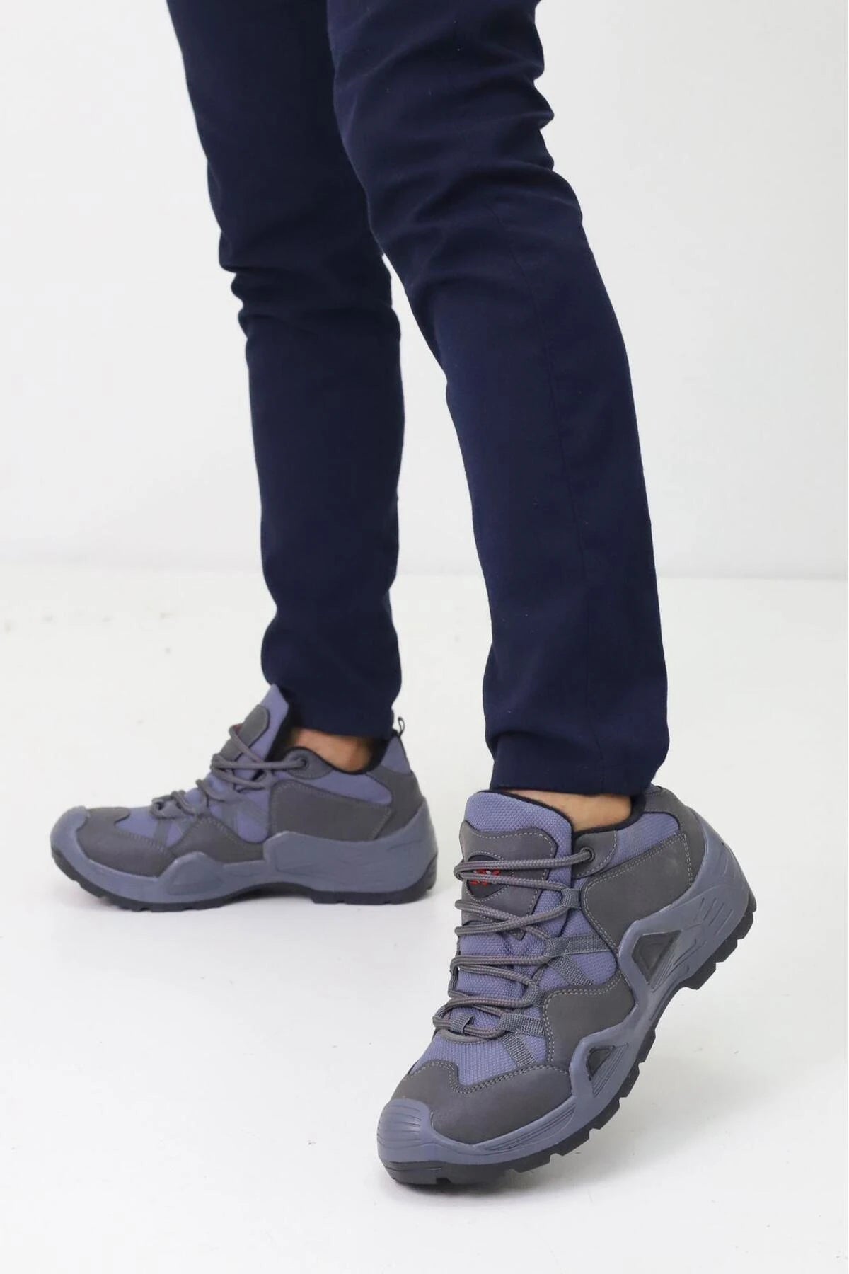 Çöl Çizgili Unisex Su Geçirmez Kauçuk Taban Trekking Bot waterprof