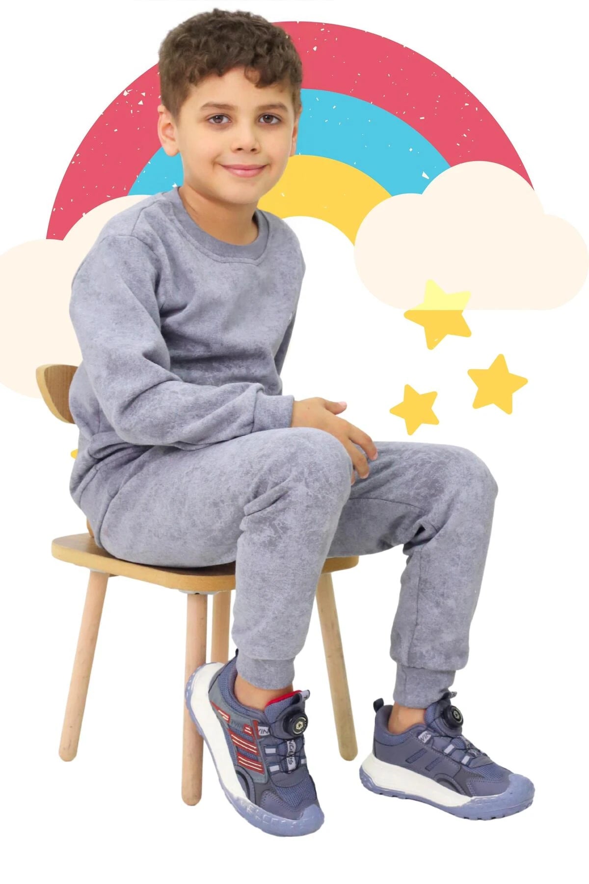 Çocuk Sneaker | Bağcık Derdi Yok | Hafif ve Rahat Mekanizmalı Ayakkabı