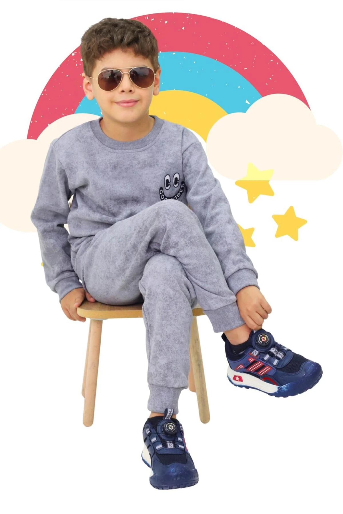 Çocuk Sneaker | Bağcık Derdi Yok | Hafif ve Rahat Mekanizmalı Ayakkabı